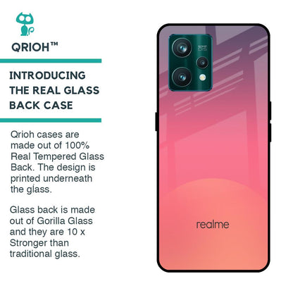 Sunset Orange Glass Case for Realme 9 Pro 5G