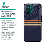 Tricolor Stripes Glass Case For Realme 9 Pro 5G