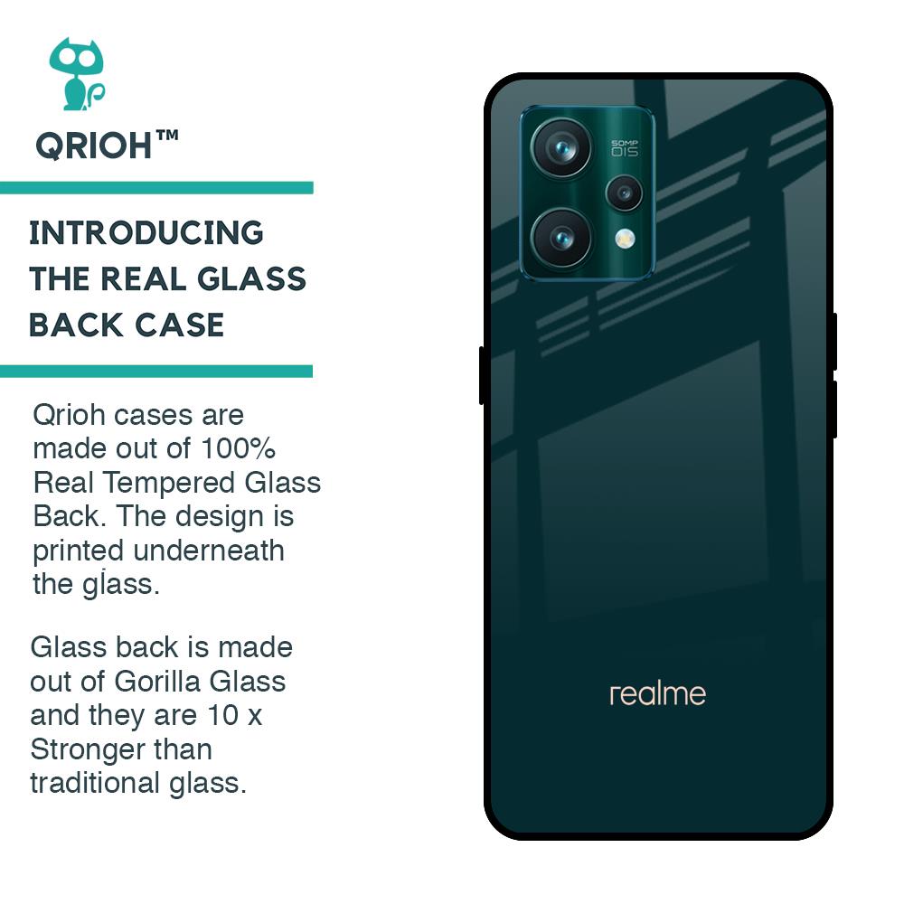 Hunter Green Glass Case For Realme 9 Pro 5G
