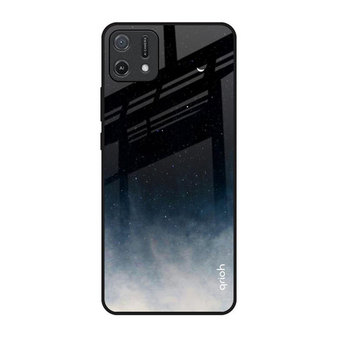 Black Aura Oppo A16K Glass Back Cover Online