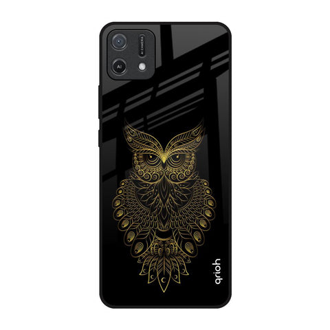 Golden Owl Oppo A16K Glass Back Cover Online