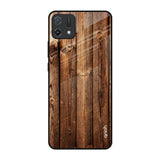 Timber Printed Oppo A16K Glass Back Cover Online
