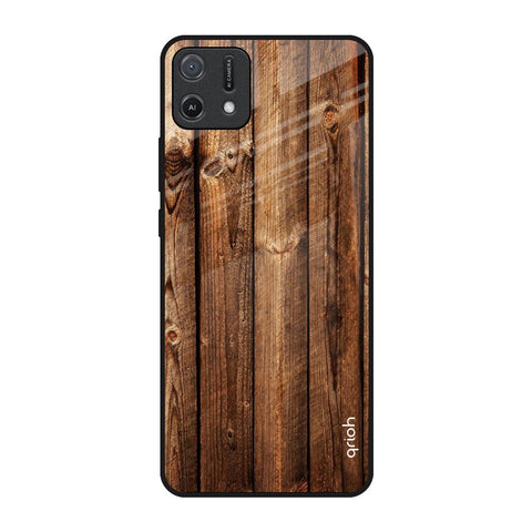 Timber Printed Oppo A16K Glass Back Cover Online