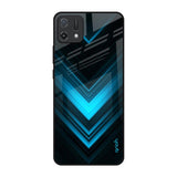 Vertical Blue Arrow Oppo A16K Glass Back Cover Online