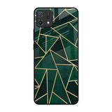 Abstract Green Oppo A16K Glass Back Cover Online