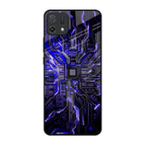 Techno Color Pattern Oppo A16K Glass Back Cover Online
