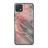 Pink And Grey Marble Oppo A16K Glass Back Cover Online