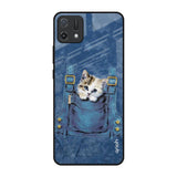 Kitty In Pocket Oppo A16K Glass Back Cover Online