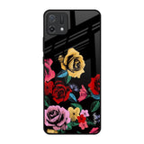 Floral Decorative Oppo A16K Glass Back Cover Online