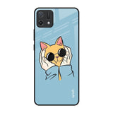Adorable Cute Kitty Oppo A16K Glass Back Cover Online