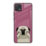 Funny Pug Face Oppo A16K Glass Back Cover Online
