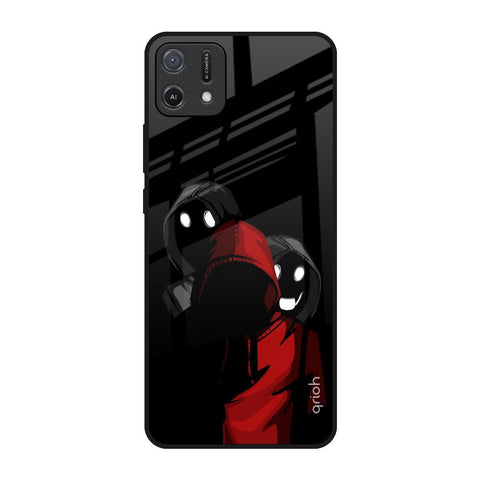 Shadow Character Oppo A16K Glass Back Cover Online