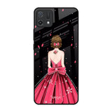 Fashion Princess Oppo A16K Glass Back Cover Online