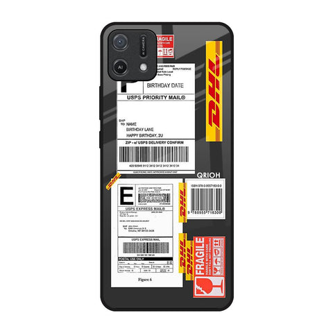 Cool Barcode Label Oppo A16K Glass Back Cover Online
