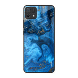 Gold Sprinkle Oppo A16K Glass Back Cover Online