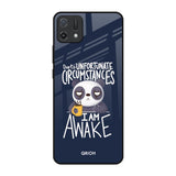 Struggling Panda Oppo A16K Glass Back Cover Online