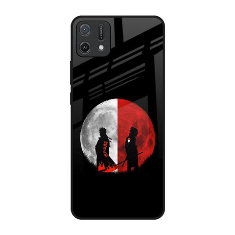 Anime Red Moon Oppo A16K Glass Back Cover Online