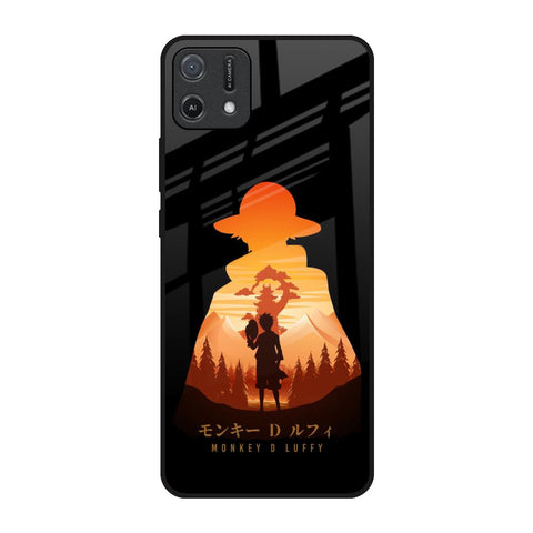 Luffy One Piece Oppo A16K Glass Back Cover Online