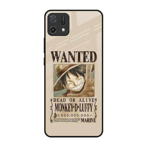Luffy Wanted Oppo A16K Glass Back Cover Online