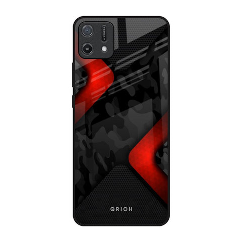 Modern Camo Abstract Oppo A16K Glass Back Cover Online