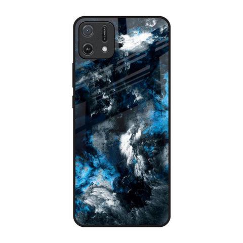 Cloudy Dust Oppo A16K Glass Back Cover Online