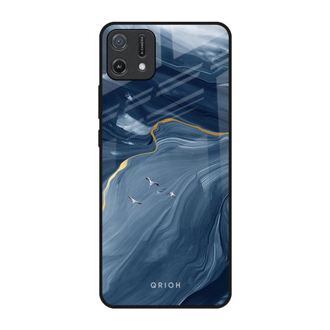 Deep Ocean Marble Oppo A16K Glass Back Cover Online