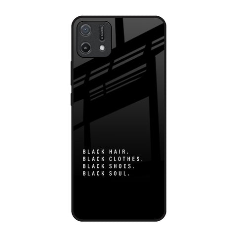 Black Soul Oppo A16K Glass Back Cover Online