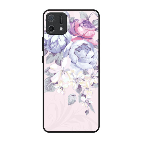 Elegant Floral Oppo A16K Glass Back Cover Online