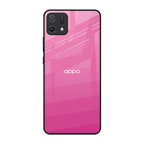 Pink Ribbon Caddy Oppo A16K Glass Back Cover Online