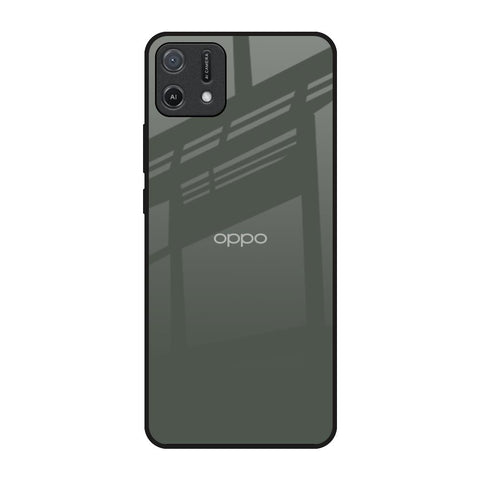 Charcoal Oppo A16K Glass Back Cover Online