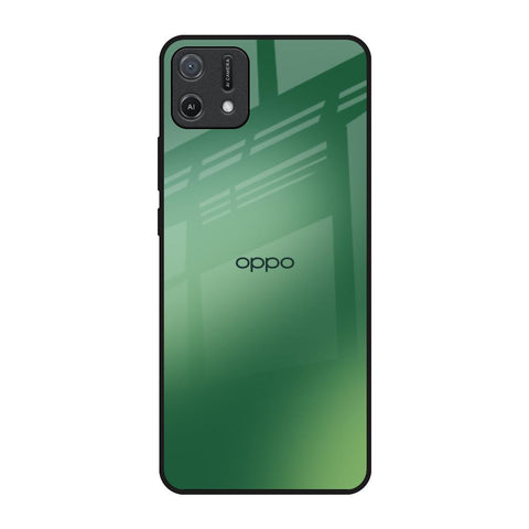 Green Grunge Texture Oppo A16K Glass Back Cover Online