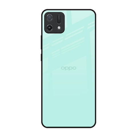 Teal Oppo A16K Glass Back Cover Online