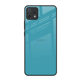 Oceanic Turquiose Oppo A16K Glass Back Cover Online
