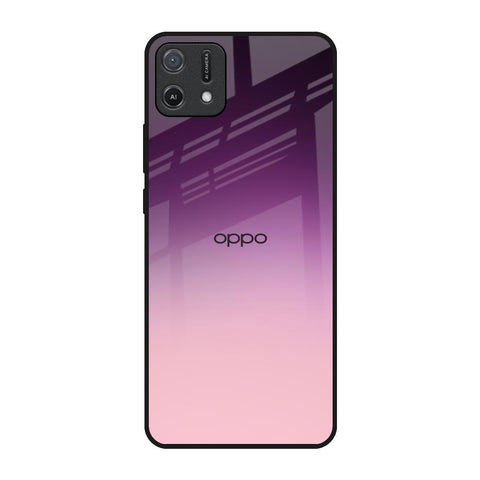 Purple Gradient Oppo A16K Glass Back Cover Online