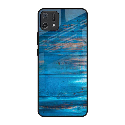 Patina Finish Oppo A16K Glass Back Cover Online