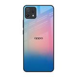 Blue & Pink Ombre Oppo A16K Glass Back Cover Online