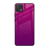 Magenta Gradient Oppo A16K Glass Back Cover Online