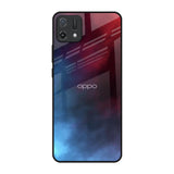 Smokey Watercolor Oppo A16K Glass Back Cover Online