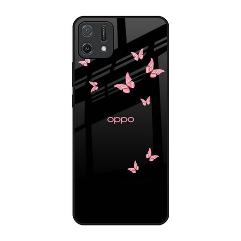 Fly Butterfly Oppo A16K Glass Back Cover Online