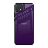 Dark Purple Oppo A16K Glass Back Cover Online
