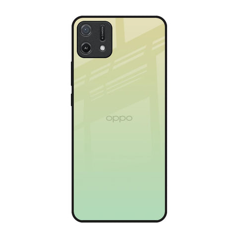 Mint Green Gradient Oppo A16K Glass Back Cover Online