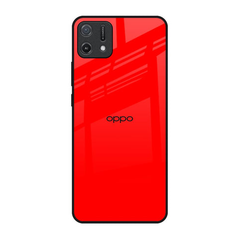 Blood Red Oppo A16K Glass Back Cover Online