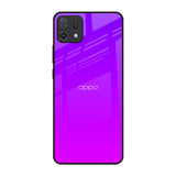 Purple Pink Oppo A16K Glass Back Cover Online