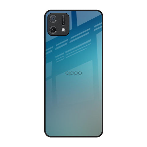 Sea Theme Gradient Oppo A16K Glass Back Cover Online