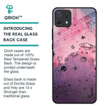 Space Doodles Glass Case for Oppo A16K