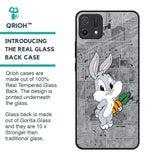Cute Baby Bunny Glass Case for Oppo A16K