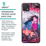 Radha Krishna Art Glass Case for Oppo A16K