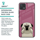 Funny Pug Face Glass Case For Oppo A16K