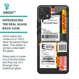 Cool Barcode Label Glass Case For Oppo A16K