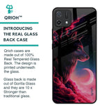 Moon Wolf Glass Case for Oppo A16K